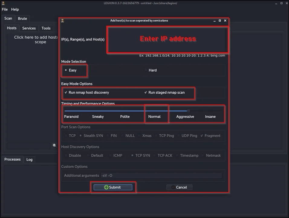 legion scanning easy