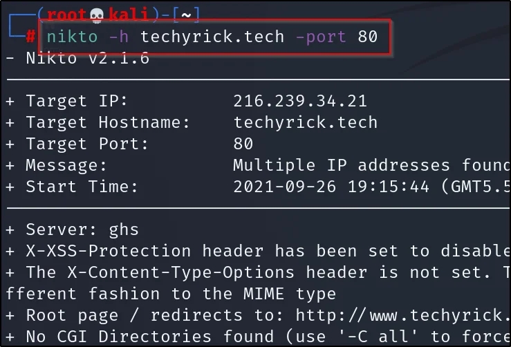 scanning vulnerabilities